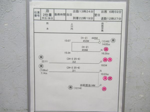 鹿児島運輸センター　2行路揃い「ED76 寝台特急なは」