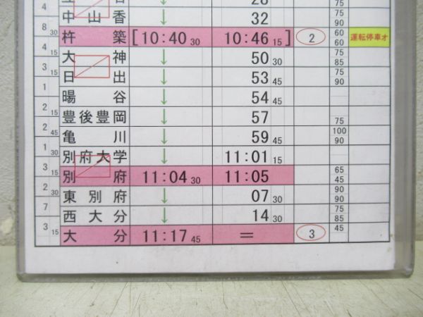 大分運輸センター　2仕業(68・66行路)「寝台特急富士」