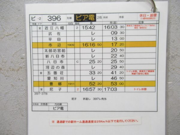 近江鉄道 ビア電 揃い