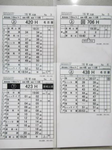 名古屋臨海高速鉄道　16W行路揃い