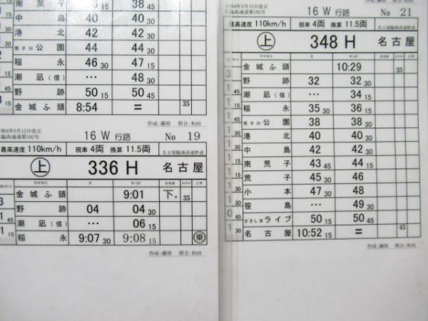 名古屋臨海高速鉄道　16W行路揃い