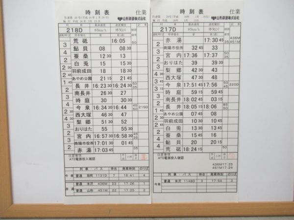 山形鉄道 揃い (仕業番号 未記入)