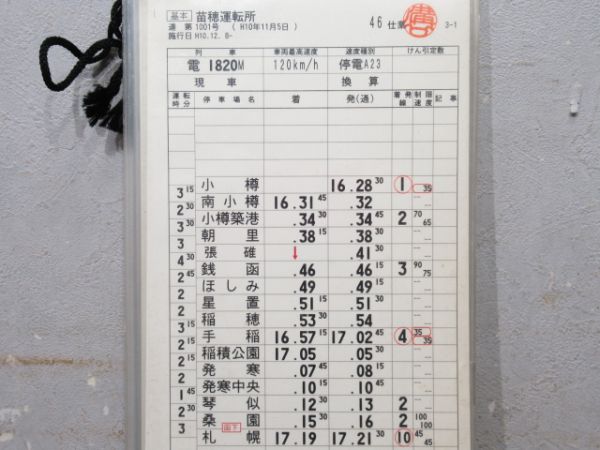 苗穂運転所 変46仕業 (変仕業 あり)