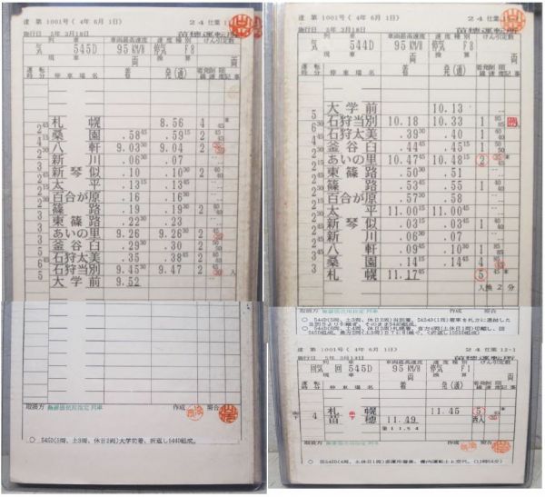 苗穂運転所 札沼線 24仕業 揃い 苗穂運転所 札沼線 24仕業 揃い