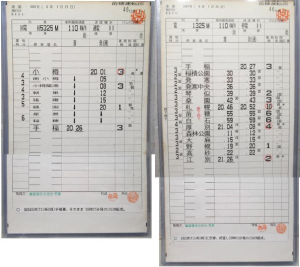苗穂運転所 函館・千歳線 46仕業 揃い
