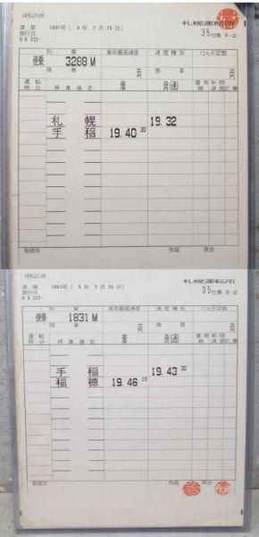 札幌運転所 35仕業 揃い (スーパーホワイトアロー)
