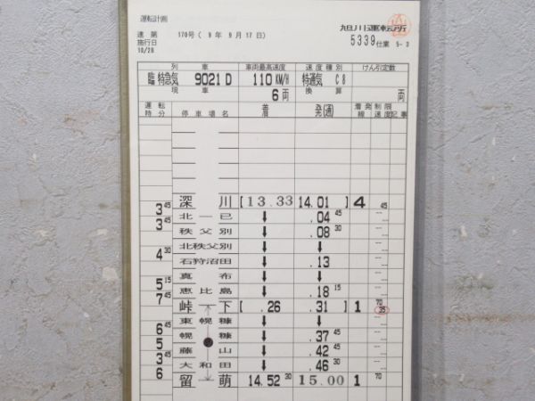 旭川運転所 5339仕業 揃い [183系 留萌本線 (一部廃線)]