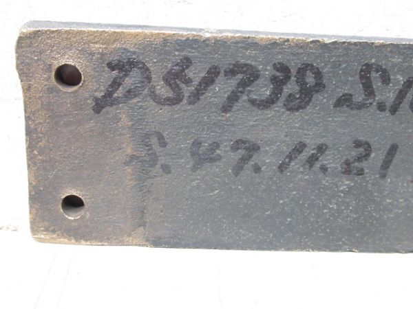 炭水車銘板「8-20B」 (D51 738)
