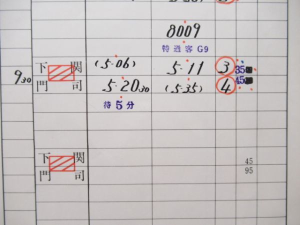 門司機関区　臨AB組1897仕業揃い「あかつき・彗星」