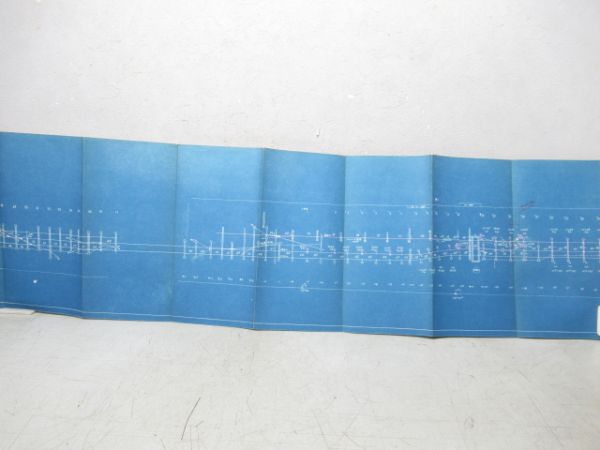電車線路平面略図　吹田第二機関区 梅田貨物線(吹田操～梅田間)