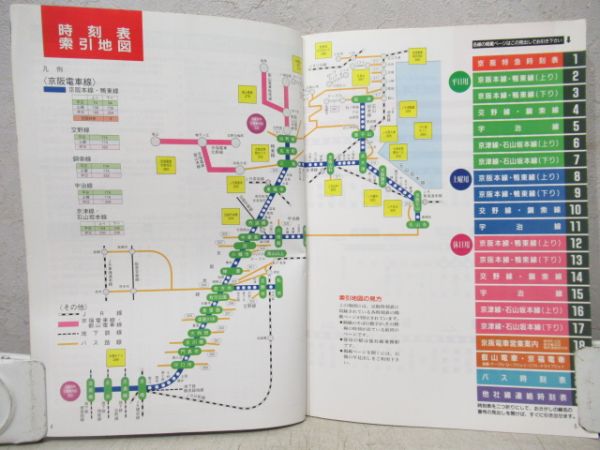 京阪時刻表　1991