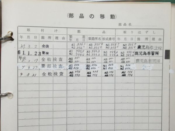 電車履歴簿「クモハ 475-27」