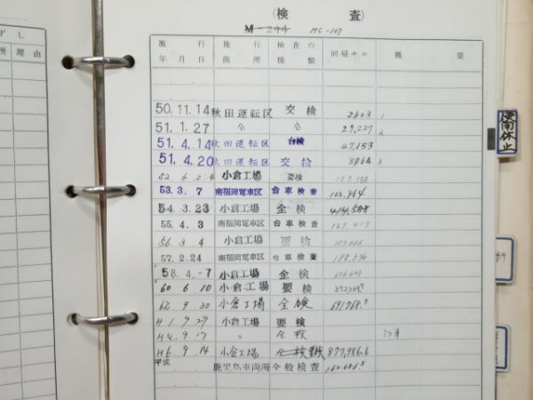 電車履歴簿 「モハ 485-244 (⇒ クモハ 485-107)」