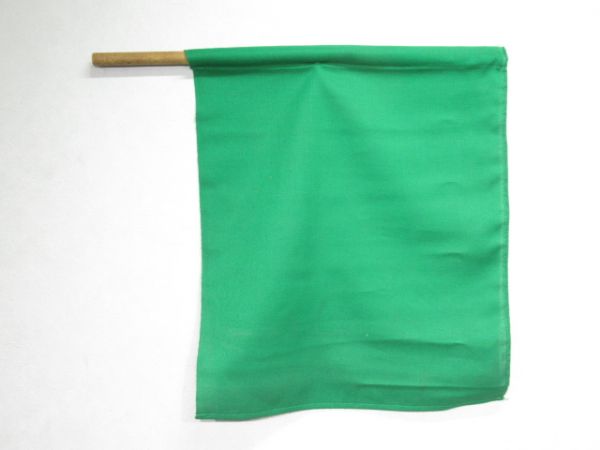 フライ(誘導旗) 赤・緑 2本組