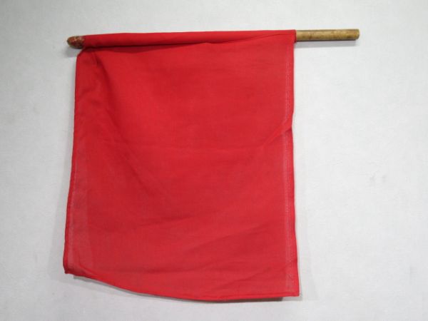 フライ(誘導旗) 赤・緑 2本組