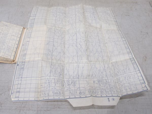 ダイヤ式時刻表　広島鉄道管理局　昭和35年6月1日