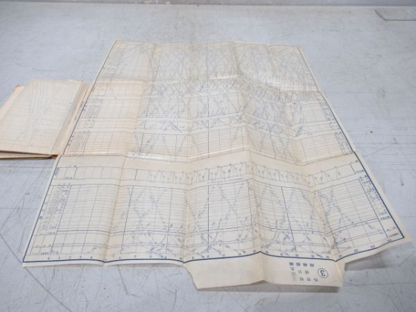 ダイヤ式時刻表　中国支社　昭和38年10月1日