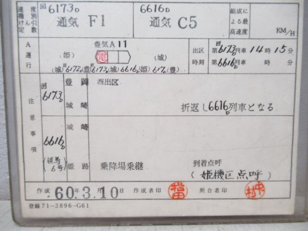 豊岡機関区　気31仕業揃い「急行但馬」入り