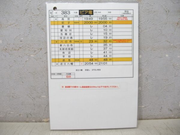 近江鉄道 ビア電 揃い