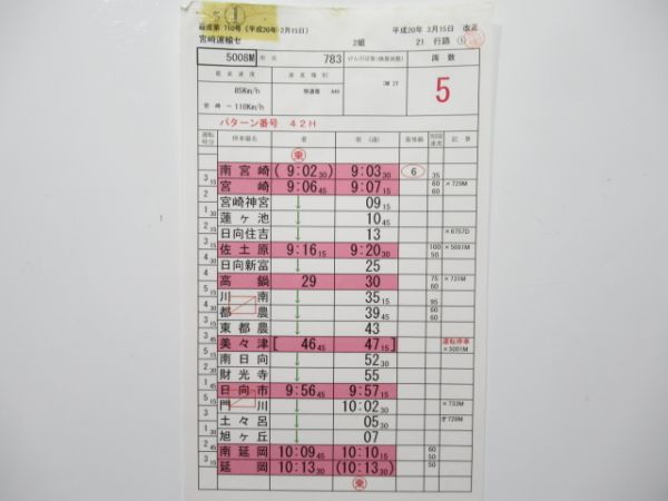 宮崎運輸センター 21行路 揃い (にちりん 入り)