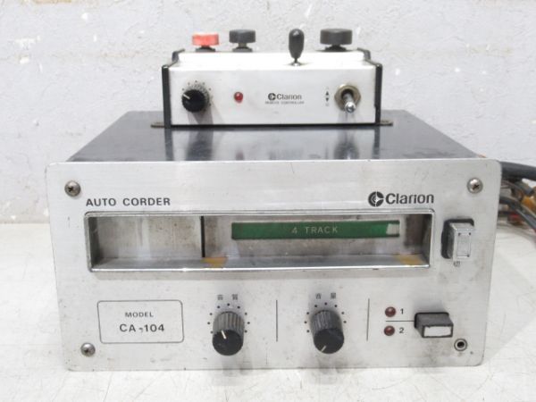 4トラ テープデッキ (運転席操作器 付き)