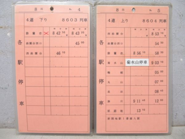 神戸電鉄 8出 揃い (準急・急行 入り)