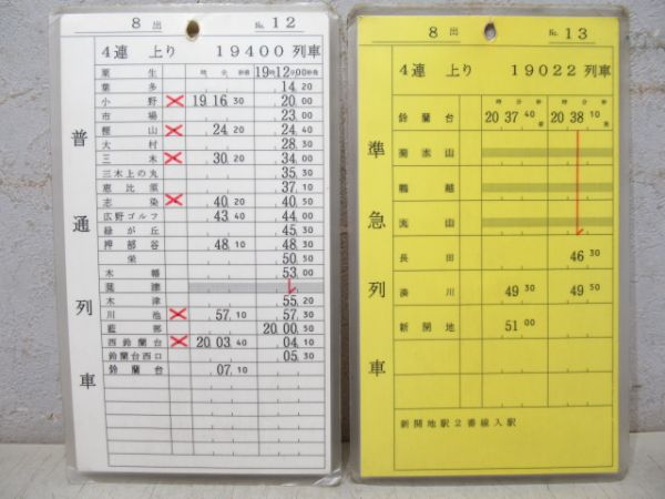 神戸電鉄 8出 揃い (準急・急行 入り)