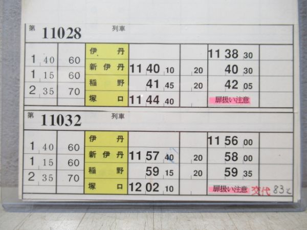 阪急 伊丹線 普通2号 84系統 揃い