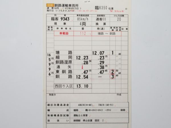 釧路運輸車両所 臨6350仕業 (くしろ湿原 ノロッコ号)