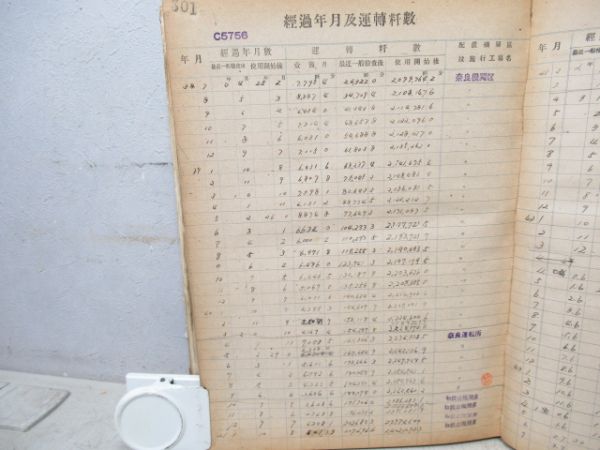 機関車履歴簿2冊組「C57 56」