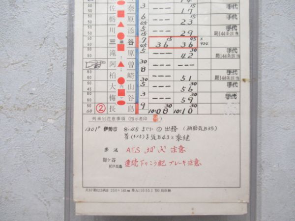 伊勢運転区 気B 54仕業 揃い (急行 はまゆう)