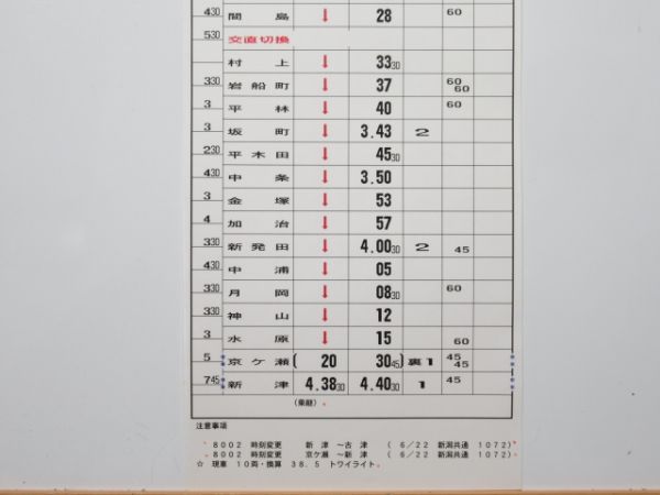 新津運輸区 臨B2551行路 揃い (寝台特急 トワイライトエクスプレス)