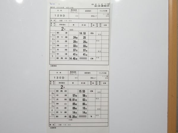 新津運輸区 B2121行路 揃い