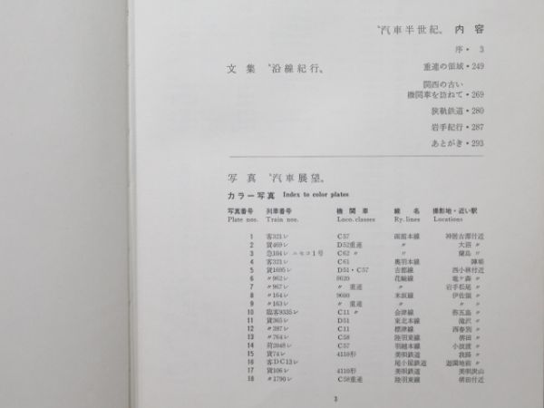 本島三良「汽車 半世紀」