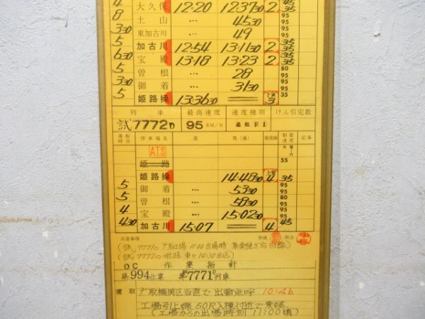 姫路第一機関区 DC予備 994仕業 揃い