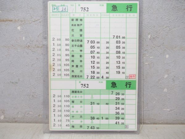 阪急神戸線 スタフ 急行