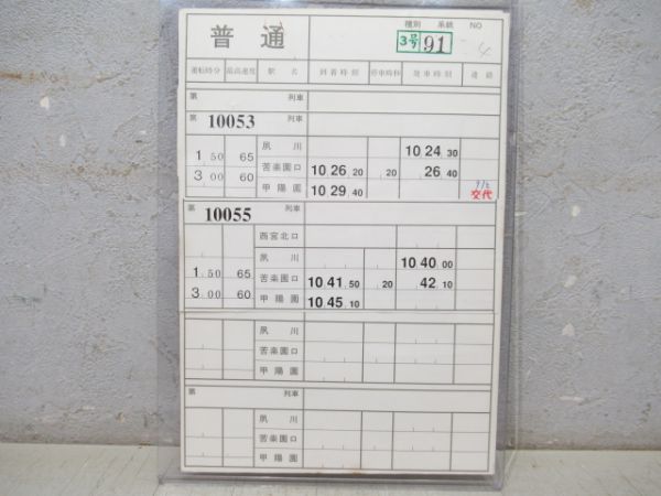 阪急甲陽線 スタフ