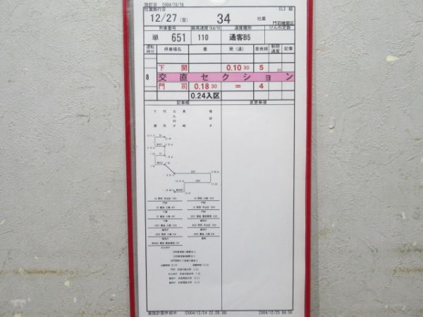 門司機関区 EL 34仕業 4枚組 揃い (彗星・なは・あかつき)