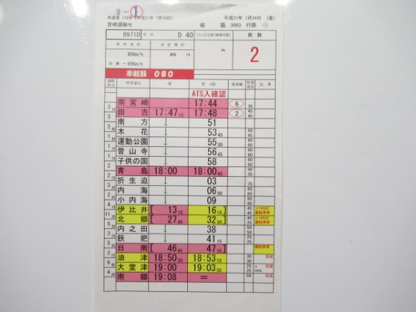 宮崎運輸センター 志布志線 バラ4枚組