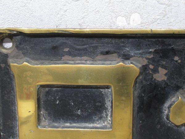 SL大型製造銘板　日立 NO.814　昭和十二年