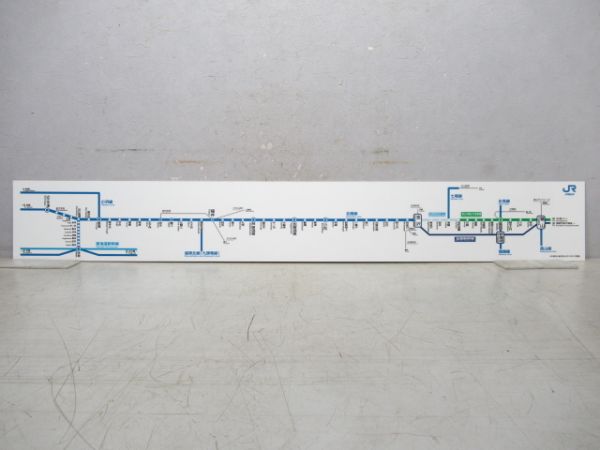 JR西日本 金沢支社 車内路線案内図