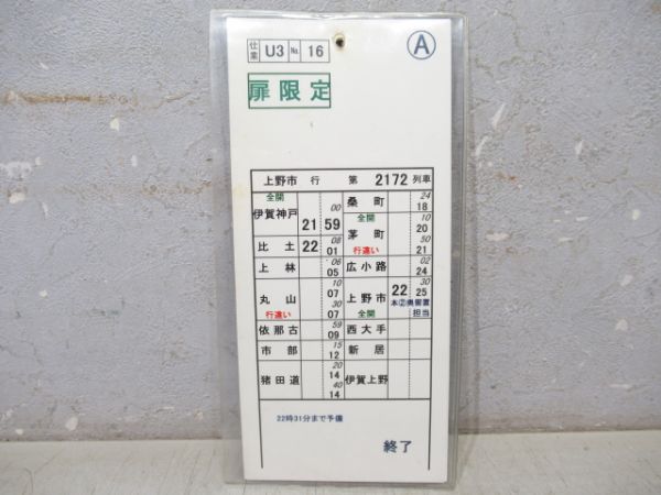 伊賀鉄道　U3仕業揃い