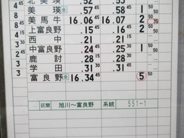 旭川運転所　45仕業揃い