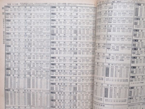 時刻表 1980年10月号