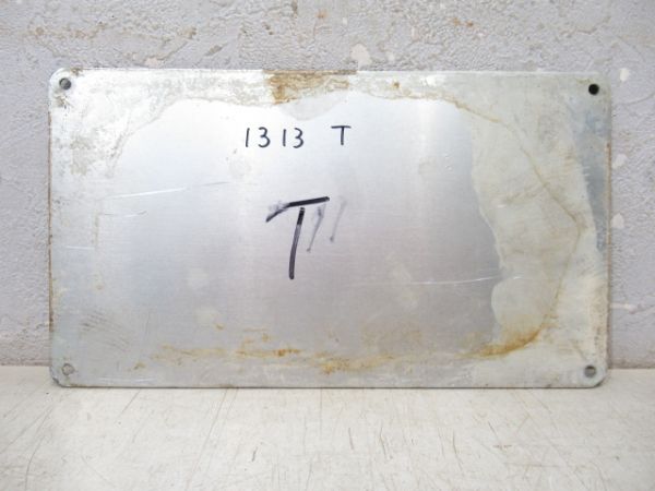 神戸市交通局 自重板 2枚 (変更前)